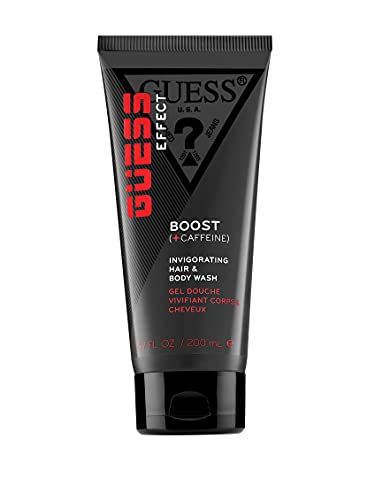 GUESS Effect BOOST 2-in-1 Hair and Body Wash for Men, 6.7 Fl Oz