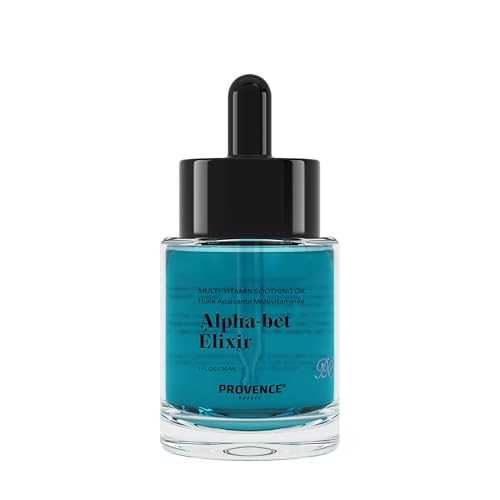Provence Beauty Multi-Vitamin Brightening Facial Oil with Bakuchiol & Vitamin C – Hydrating & Soothing Skin Treatment, 1 fl oz