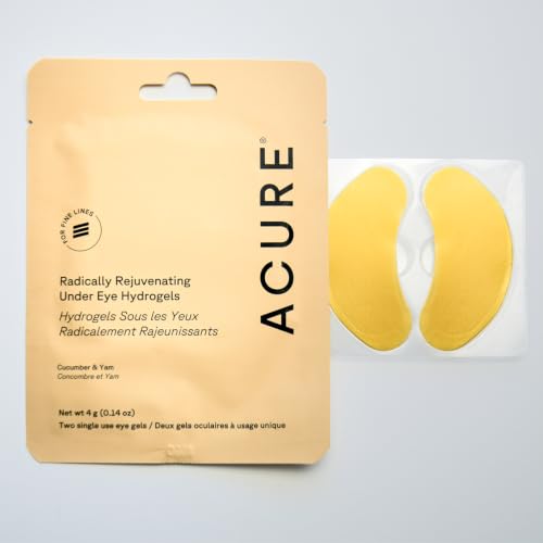 Acure Under Eye Hydrogel Mask with Cucumber & Silk Tree - Anti-Aging