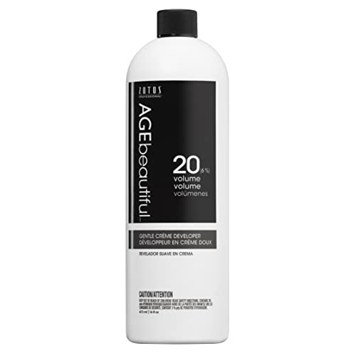AGE Beautiful 20 Volume Cream Hair Developer for Permanent Hair Color - 16 Fl Oz