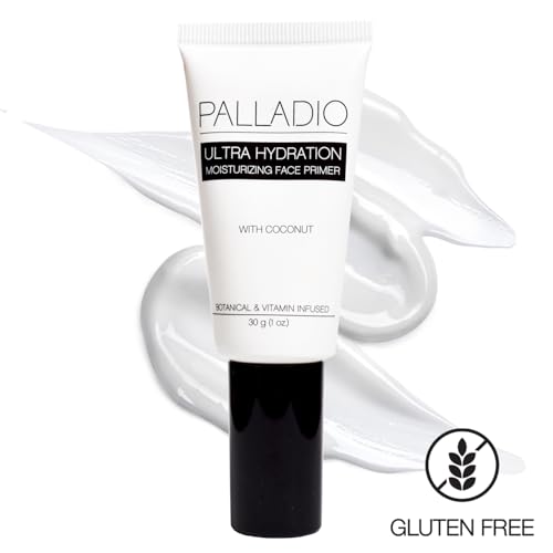 Palladio Hydrating Primer with Coconut Oil for Smooth, Moisturized Skin
