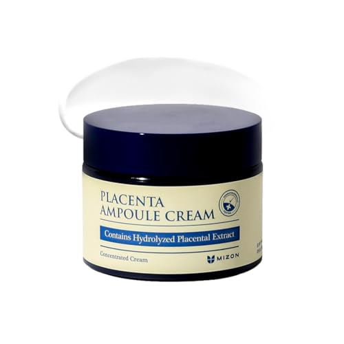 MIZON Placenta Ampoule Cream with Lavender Oil - Anti-Aging Face Cream