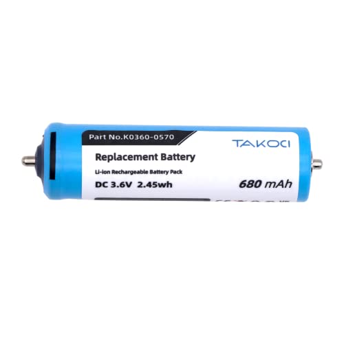 Replacement Battery for ES Series Shavers - 680mAh, 3.7V