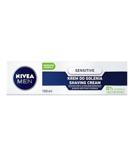 NIVEA Men Sensitive Shaving Cream 100ml - Gentle & Soothing