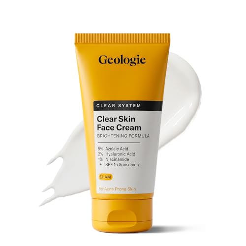 Geologie Clear Skin Daily Moisturizer with SPF 15, Azelaic Acid & Niacinamide