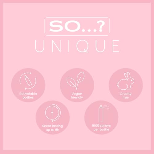 So...? Unique White Blossom Body Mist - Floral Vanilla Perfume for Women, 5.1 oz