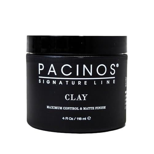 Pacinos Clay Hair Paste - Firm Hold Styling Wax, 4 oz
