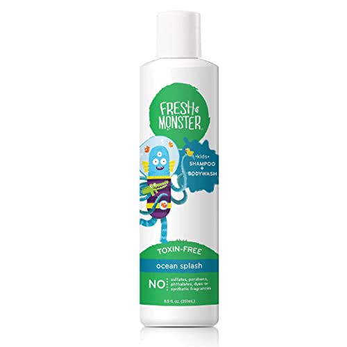 Fresh Monster 2-in-1 Kids Shampoo & Body Wash - Ocean Splash, 8.5 oz