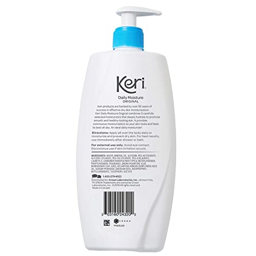 Keri Whole Body Therapy Moisturizer 20 Oz (Pack of 2) - with Vitamin E & Aloe