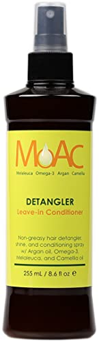 Moac Detangler Spray with Argan and Camellia Oils for Smooth Hair