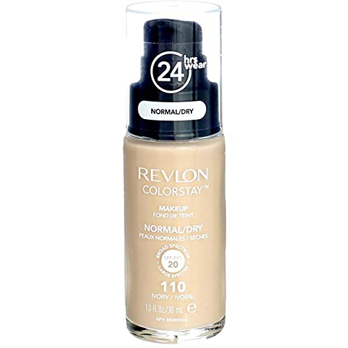 Revlon ColorStay Makeup with SoftFlex, Ivory 110, 1 Fl Oz - Normal/Dry Skin