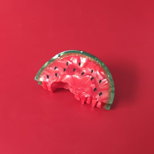 Watermelon Hair Claw Clip - Cute Acetate Fruit Hair Accessory