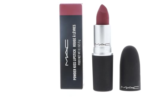 MAC Powder Kiss Lipstick - Burning Love Deepened Red Wine Matte