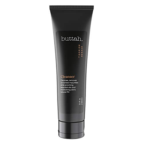 Buttah Skin Facial Gel Cleanser 3.4oz - Gentle Clarifying Face Wash for Melanin-Rich Skin - Daily Oil & Dirt Removal
