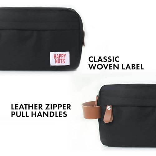 Happy Nuts Men's Toiletry Bag - Waterproof Canvas Organizer