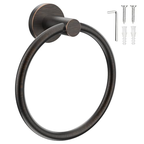 SetSail Oil Rubbed Bronze Towel Ring - Stainless Steel Bathroom Holder