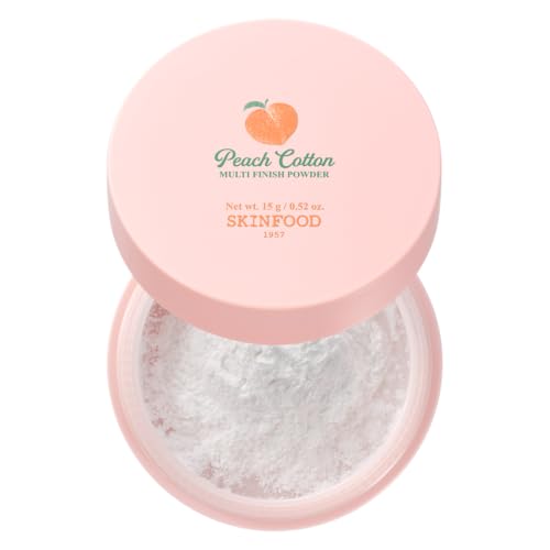 SKINFOOD Peach Cotton Setting Powder for Oily Skin - 15g