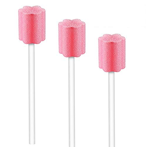 Disposable Oral Swabs - 100 PCS Latex-Free Mouth Sponges
