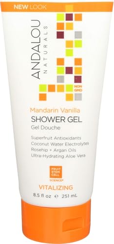 Andalou Naturals Mandarin Vanilla Vitalizing Shower Gel - 8.5 oz