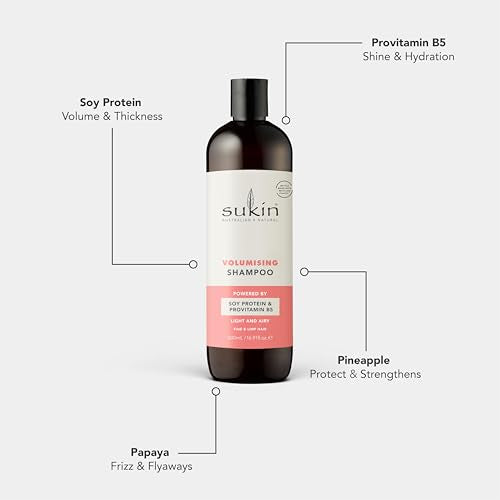 Sukin Volumising Shampoo for Fine and Limp Hair - 16.9 Fl Oz