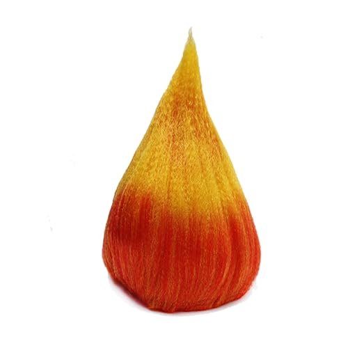 DUDUWIG Flame Color Flame Style Wig Unisex Costume Wig for Kids & Adults