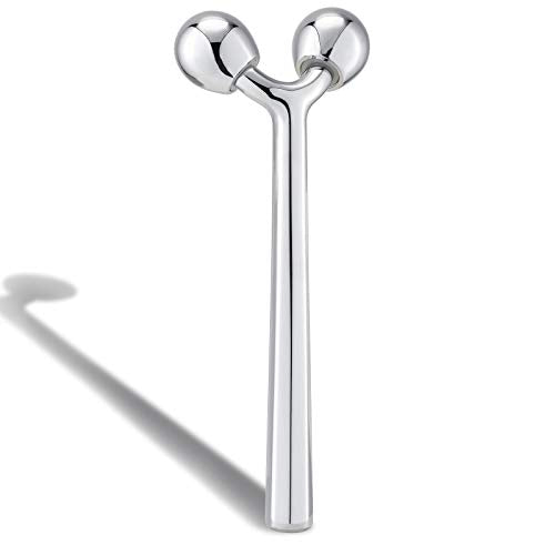 Tekson Zinc Alloy Facial Roller Massager for Anti-Aging & Skin Tightening