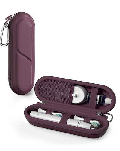 ProCase Plum Toothbrush Travel Case for Oral-B & Philips Sonicare
