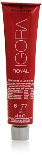 Schwarzkopf Igora Royal 6-77 Dark Blonde Copper Hair Color - 60ml