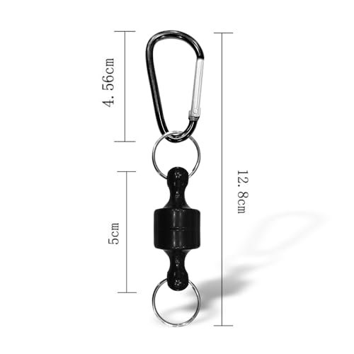 Magnetic Camping Hooks - 4 Pack, Quick Release Clip Hanger