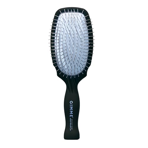 Gimme Beauty Metal Bristle Brush – Stainless Steel Hair Brush for Detangling & Scalp Stimulation
