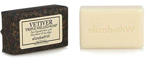 elizabethW Vetiver Triple Milled Luxury Bath Soap - 3.5 oz