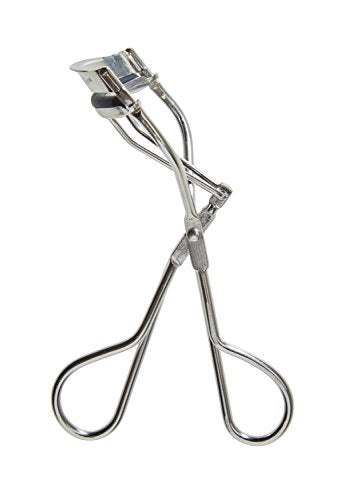 Mehaz Professional Eyelash Curler - Precision Chrome Tool with Silicone Pads
