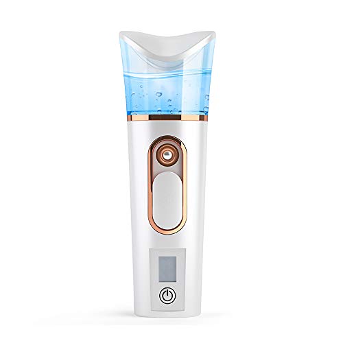 FATUXZ Nano Mist Sprayer with Skin Moisture Analyzer - Portable Face Steamer