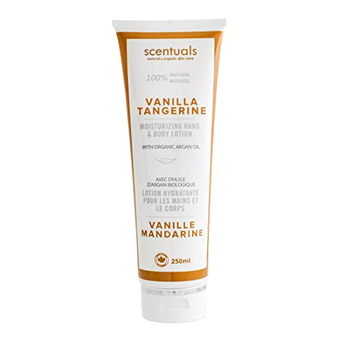 Vanilla Tangerine Hand & Body Cream with Organic Oils - 250 ml