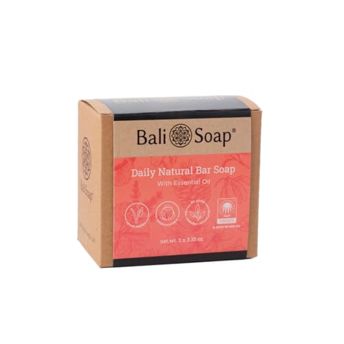 Bali Soap Natural Gift Set for Women - Cananga with Rice & Oat, Handmade Bali Soaps