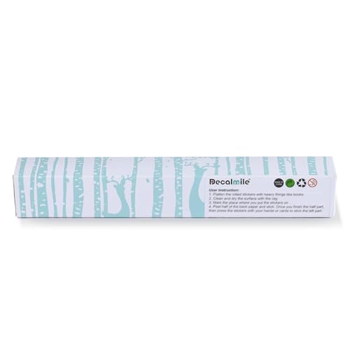 Decalmile Reading Corner Tree Wall Decals for Kids' Rooms