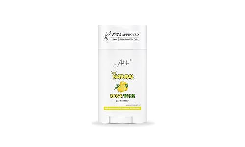 Artifa Natural Citrus Deodorant for Kids & Teens, 2.65 oz