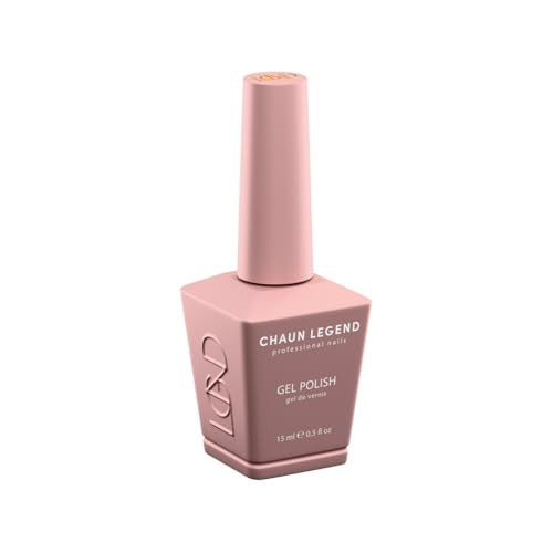 Chaun Legend Gel Nail Polish - Orchid Venom Mauve Pink, 15ml UV/LED Soak Off