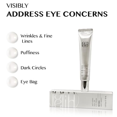 Lamelin Retinol Eye Cream Roller for Dark Circles & Puffiness