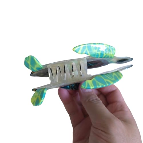 Turtle Cellulose Acetate Claw Clip - Stylish Hair Accessory