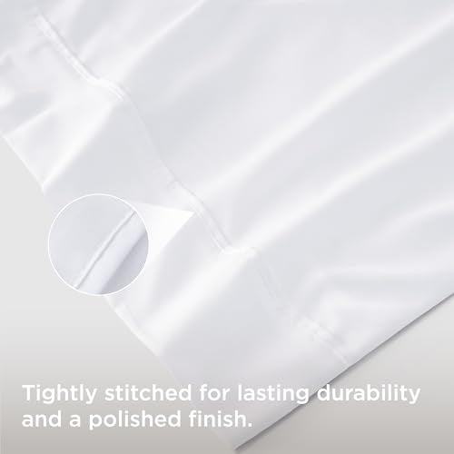 Ultra Soft White Microfiber Body Pillow Case Cover – 20x54 Inches