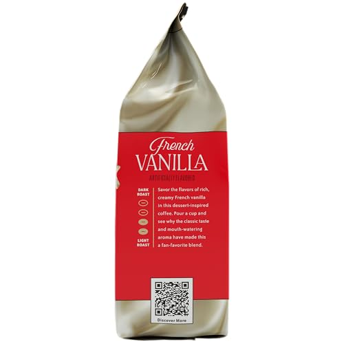 Community Coffee French Vanilla Ground Coffee - 12 oz Medium Roast