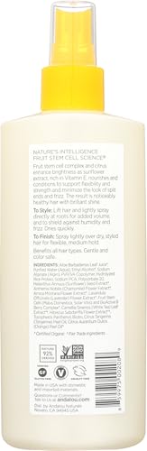 Andalou Naturals Medium Hold Hair Spray - Sunflower & Citrus, 8.2 fl oz