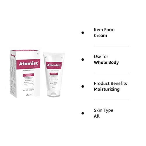 Brinton Atomist Moisturizing Face Cream for Dry & Sensitive Skin 4 oz - Fragrance-Free, Non-Comedogenic, Ceramides & Oat Lipids