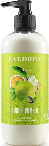 Caldrea Ginger Pomelo Hand Lotion, Moisturizing Shea Butter Formula, 10.8 oz