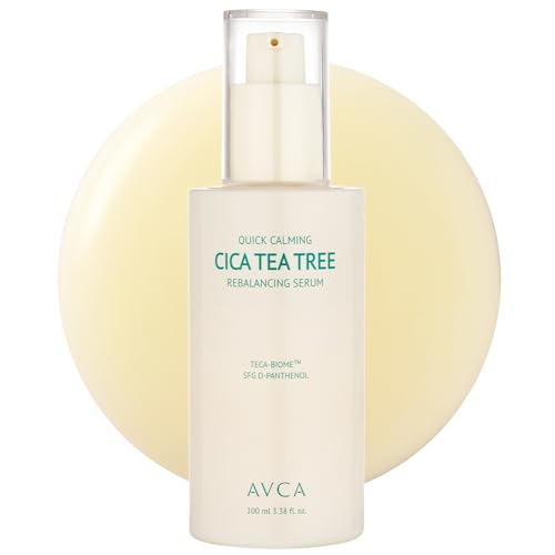 AVCA Cica Tea Tree Serum – Soothing Niacinamide Face Serum for Acne