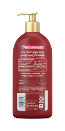 Gold Bond Cherry Crush Hydrating Gel Cream, 14 oz - 24-Hour Moisture