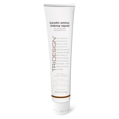 TRIDESIGN Keratin Amino Intense Repair Hair Mask 6 oz - Nourishing & Damage Repair