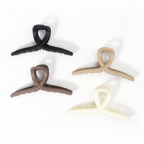 Large Claw Clips for Women - 4 Pcs Non-Slip Hair Clips