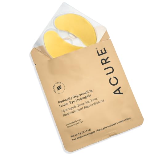Acure Under Eye Hydrogel Mask with Cucumber & Silk Tree - Anti-Aging